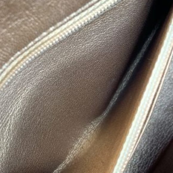 Chanel Vintage 90's Metallic Lambskin Mini Quilted Flap Gold Cross Body Bag - Picture 6 of 7